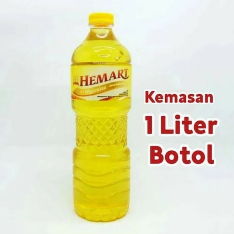 

minyak goreng hemart 1liter / minyak goreng murah 1 liter /minyak goreng