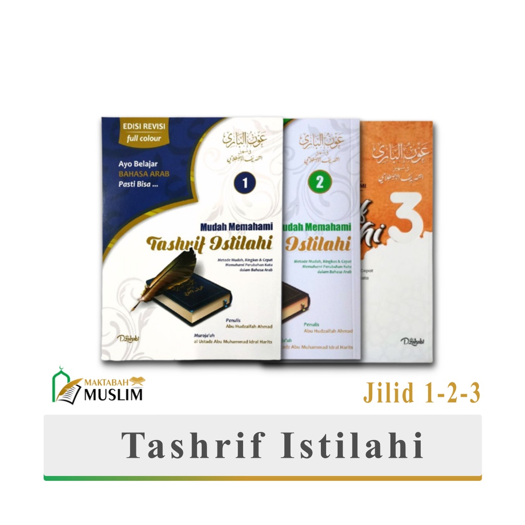 Aunul Bari Tashrif Istilahi Jilid 1 2 3 Buku Shorof untuk Pemula full color