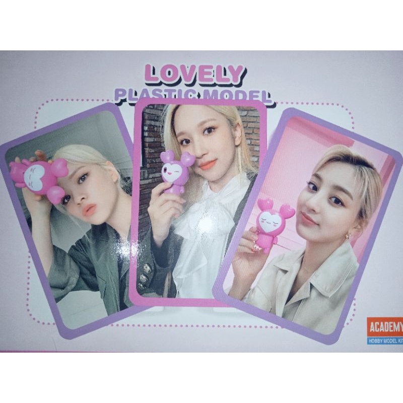 TWICE PHOTOCARD LOVELY PLASTIC MODEL LABURI