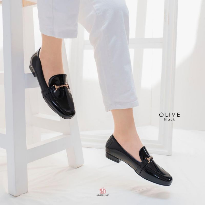 Damelia Melstore jkt official store Olive Flat shoes DAMELIA MELSTORE JKT