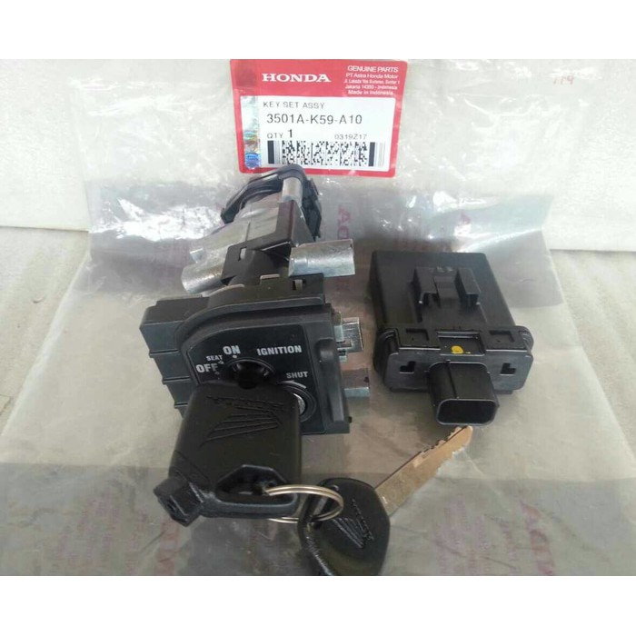 KUNCI KONTAK VARIO 150 REMOT 1SET 3501A-K59-10 ORIGINAL HONDA