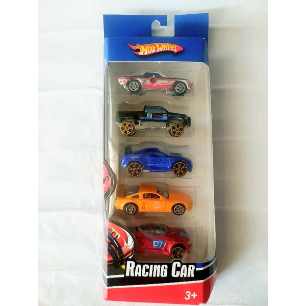 MAINAN MOBIL HOTWHEEL 1 SET ISI 5 pcs - Termurah
