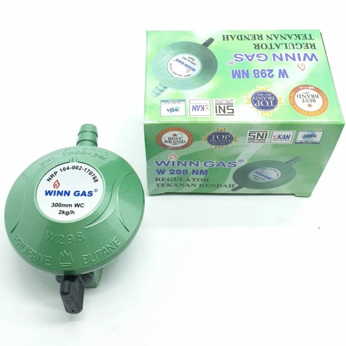 REGULATOR WINN GAS W 298 NM W298NM KEPALA GAS ELPIJI KOMPOR NON METER / REGULATOR GAS WINN GAS W-298