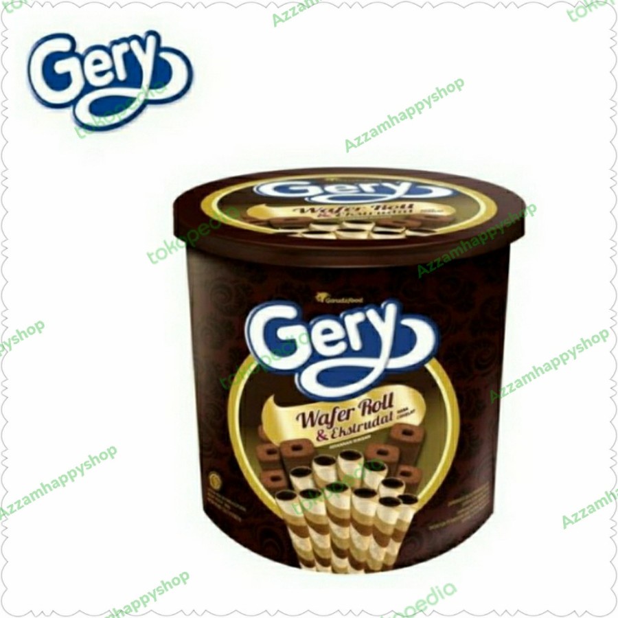 

Promo/Ramadhan/Gery Wafer Roll 350gr/Biskuit/Kue/Roti/Cookies/Cokelat/Kaleng/Murah