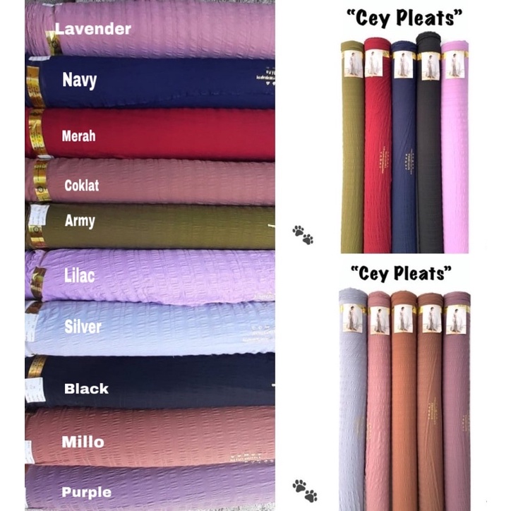 PREMIUM RAYON CRINKLE PLEAT