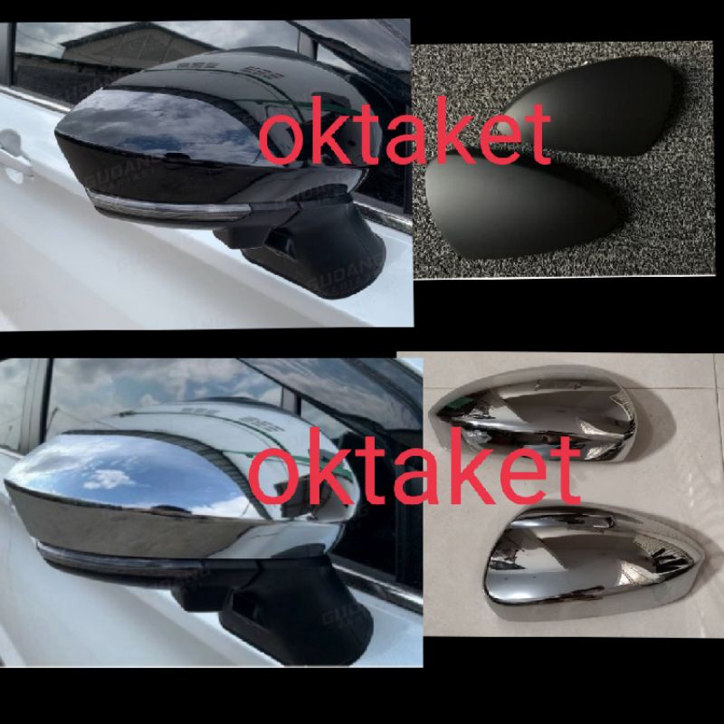 cover spion Avanza Xenia Veloz 2021 2022 Gr sport hitam &amp; chrome