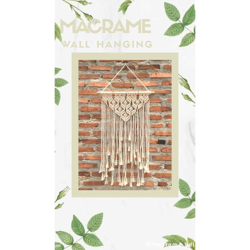 

Hiasan Dinding macrame untuk Homedecor
