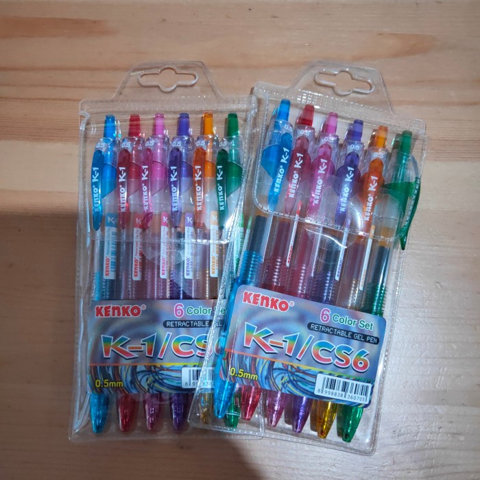 

Trendi Pulpen Gel Kenko K1 Isi 6 Warna Sale!!!