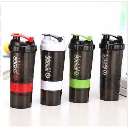 SMART SHAKER SHAKER SPYDER SPIDER BOTTLE 3 IN 1