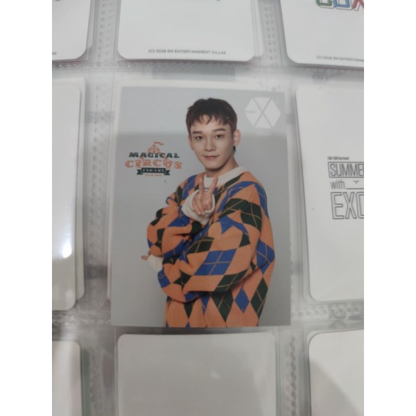 EXO Chen CBX Japan Magical circus Fc Photocard pc official