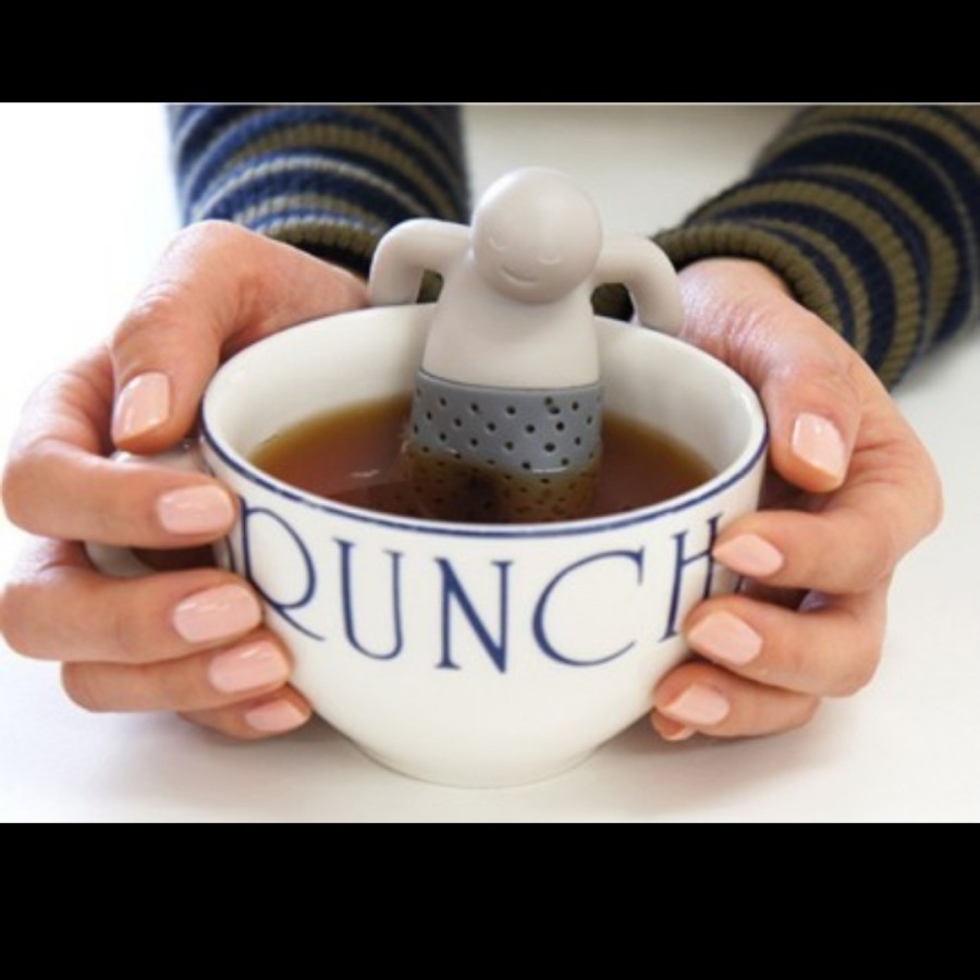 Saringan teh silikon orang berendam tea bag strainer infuser dapur new
