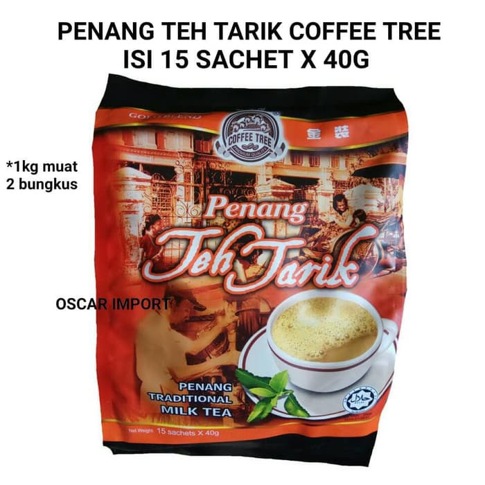 

PENANG TEH TARIK ISI 15 SACHET TRADITIONAL MILK TEA 600G vnl2756