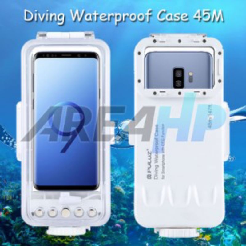 Puluz Diving Waterproof Case Casing Cover 45M Samsung S9,S9+ Plus