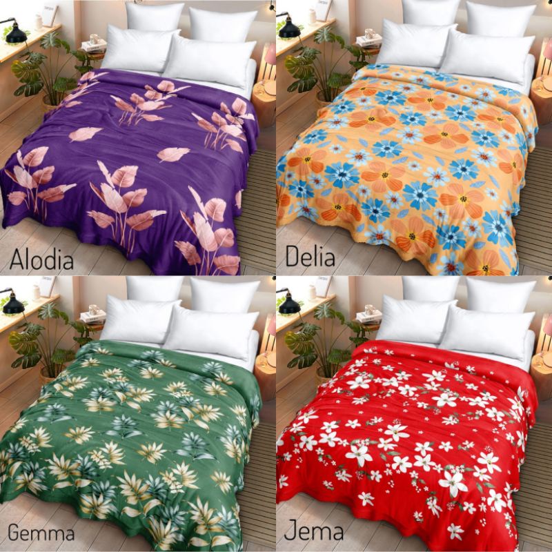 Jual Selimut Lady Rose 160x200cm Microfiber Lembut dan Hangat Motif