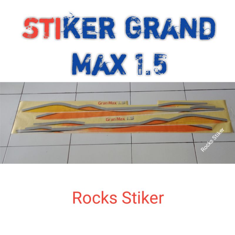 Stiker Grand Max 1.5 / Stiker Gran Max 1.5 pick up / Stiker Gran Max pick up / sticker grand max 1.5