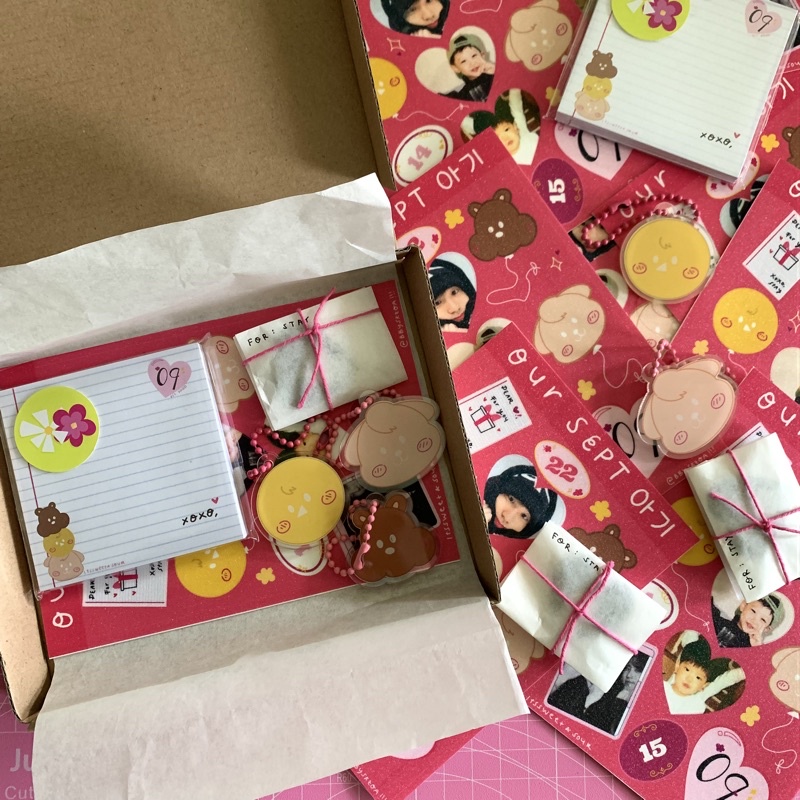 

Birthday Kit September Baby Stray Kids(Han, Felix, and Seungmin)