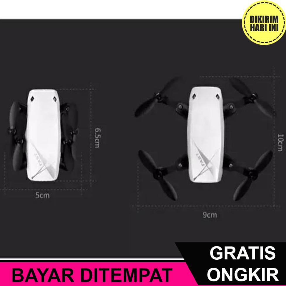 (BAYAR DITEMPAT) DE2096 DRONE KECIL / MAINAN DRONE MINI / POCKET DRONE QUADCOPTER FOLDABLE / DRONE