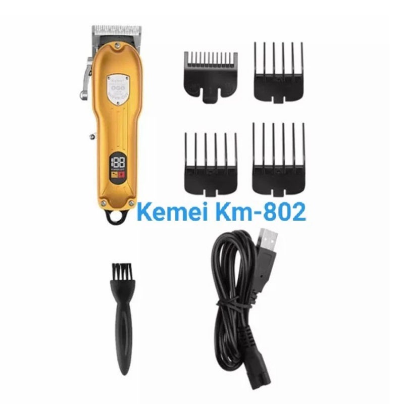 Kemei KM-802 Hair Taper Clipper Alat Cukur Rambut