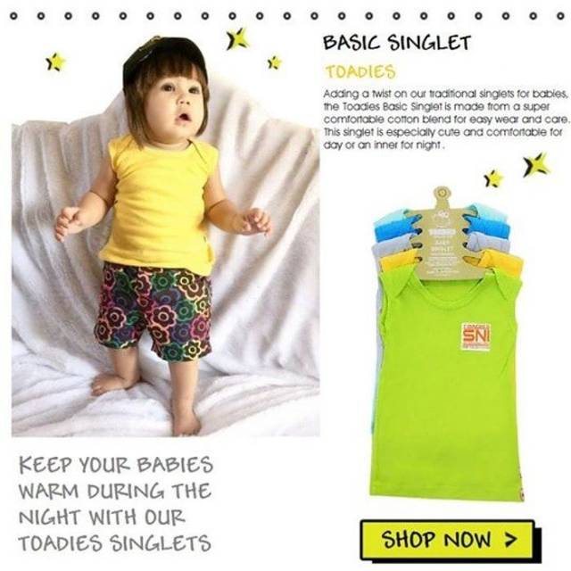 SINGLET TOADIES SNI Isi 5pcs Size S - XL