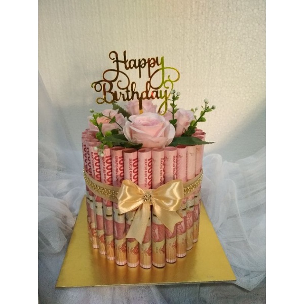 flower custom cake / cake bunga / kado ulang tahun anniversary / souvenir pernikahan