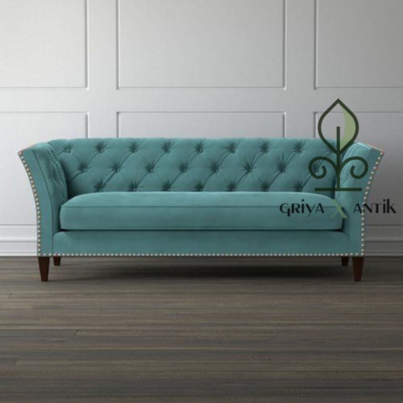 sofa jati retro fabric sofa tamu jati vintage sofa jati modern minimalis