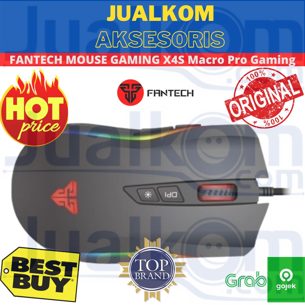 MOUSE FANTECH GAMING X4S Macro Pro Gaming