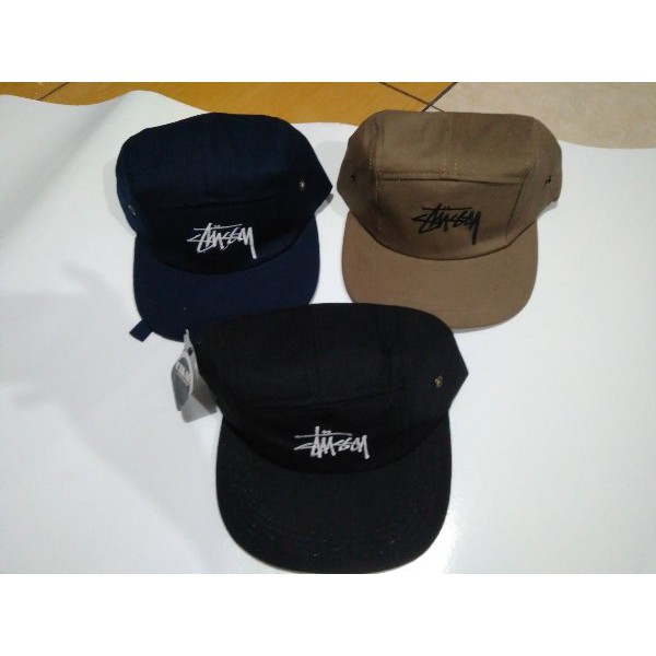 Terlaris TOPI BASEBALL  STUSSY 5 LIMA PANEL - TOPI BASEBALL STUSSY