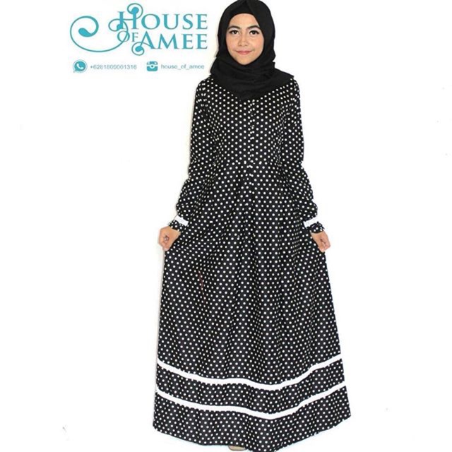 

polkadot series black