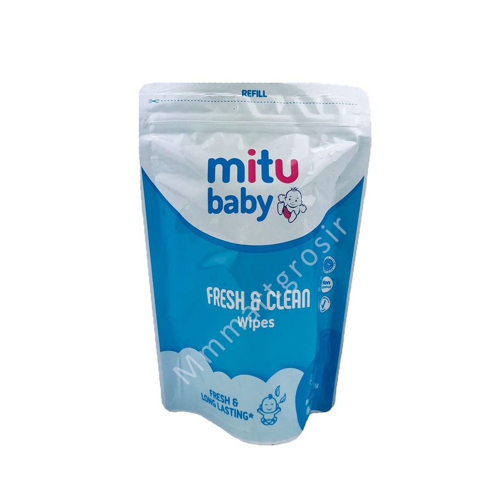 Mitu Baby / Fresh &amp; Clean Wipes / Tissue Basah / 60Sheets