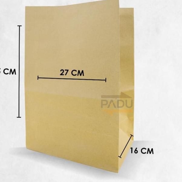 

➵ Grocery Bag 27x16 x38.5 cm - SOS Paper Bag / Kantong Belanja ۞