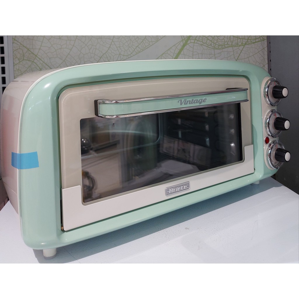 ARIETE OVEN TOASTER 18 LTR / ALAT PEMANGGANG KUE / GREEN VINTAGE TOASTER