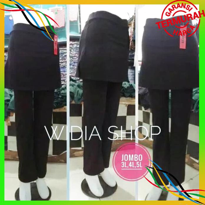 OLAHRAGA CELANA SENAM ROK WANITA TEBAL JUMBO SIZE 3L 5L 3L BAYAR COD