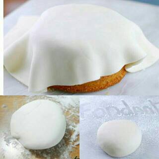 

250gr Fondant icing - fondan putih - fondan hiasan kue tart - gula fondant