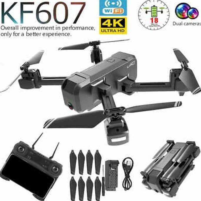 KF607 4K UHD Dual Camera Foldable KFplan Gestur Drone V Visuo MJX F196
