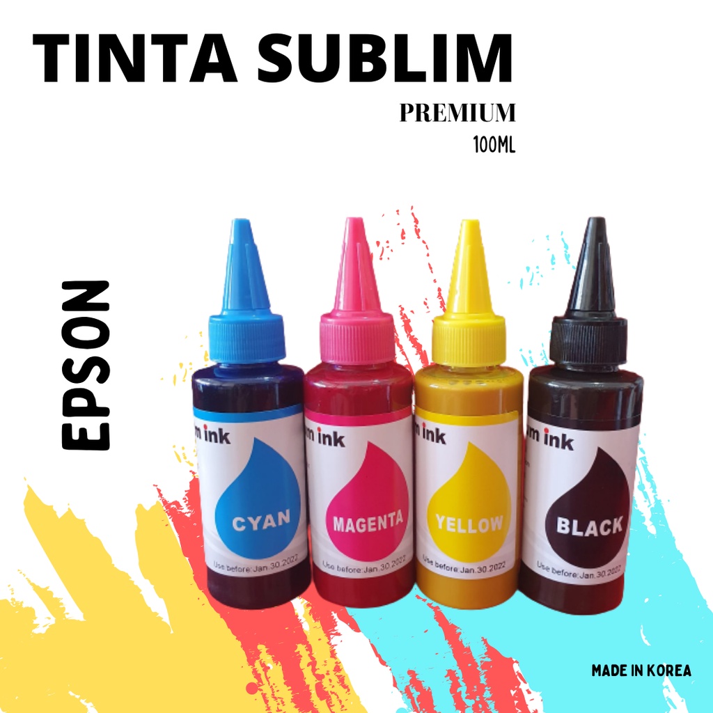 Tinta Sublim Sublime Epson Premium 1 set 4 warna