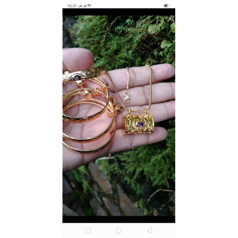 kalung,liontin,gelang,cincin