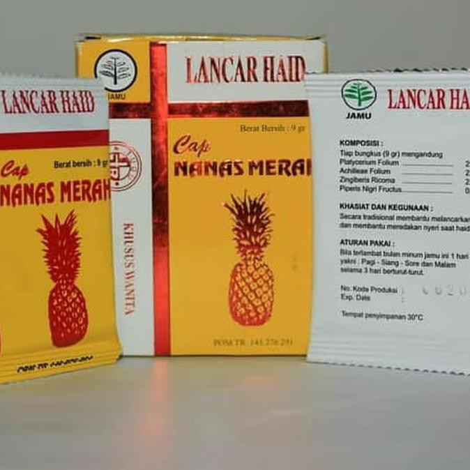 

Jamu Nanas Merah Lancar Haid asli