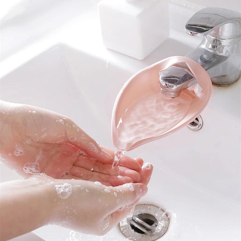 Bathroom Splash-proof Faucet Extenders with Guide Spout/ Water Saving Extension Faucet Filter/ Nozzle Tap Extender Water Purifier Filter Kitchen Tools