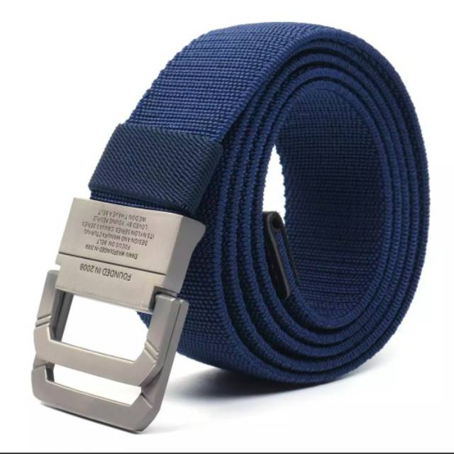 Ikat pinggang Craftman Double Ring kanvas polos