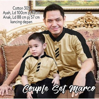 COUPLE SET MARCO / SET ATASAN MUSLIM BAJU KOKO TRENDI