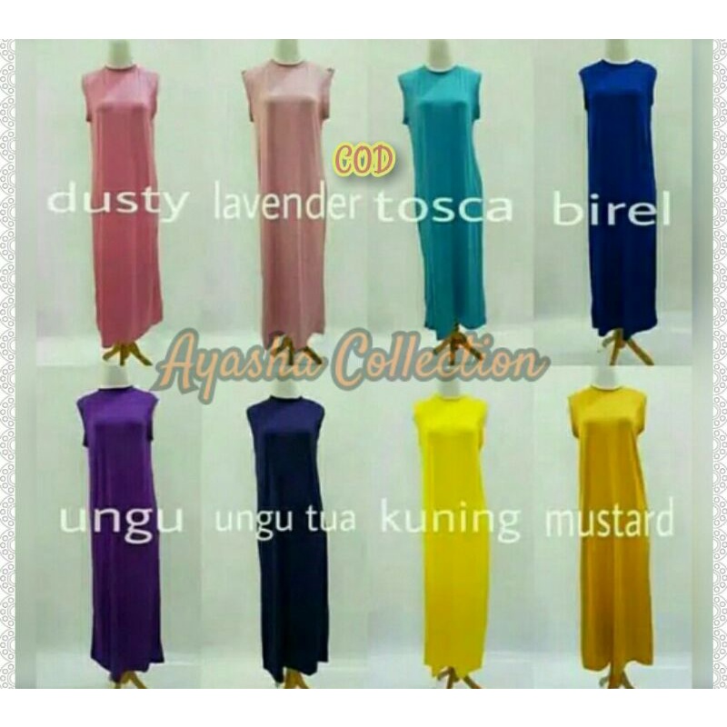 Manset Gamis Bahan Kaos Buntung