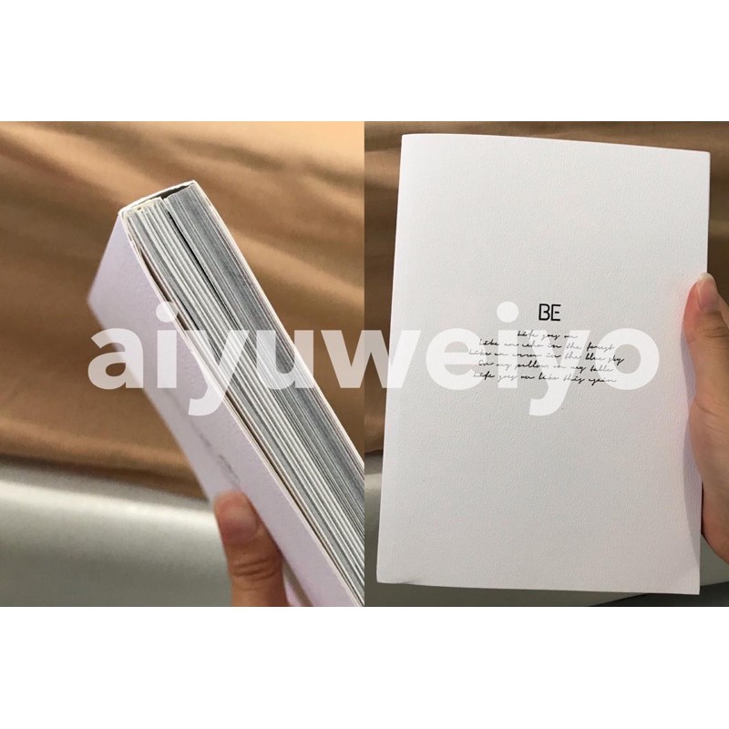 perintilan bts - photobook "be"