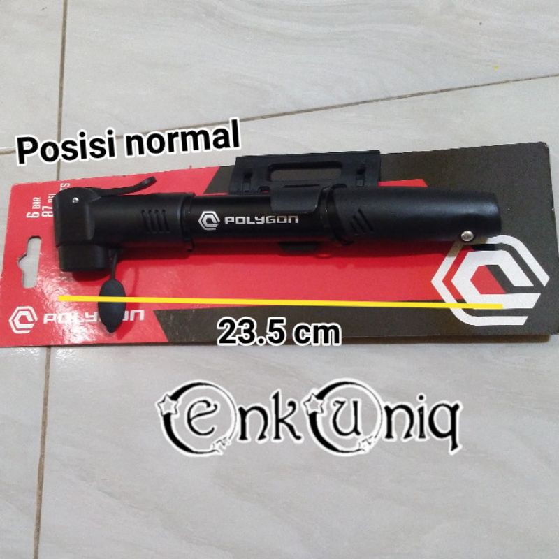 Pompa Mini Portable Sepeda Bola Kasur / Bicycle Pump Schrader and Presta Polygon