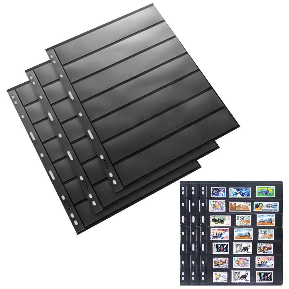 PINEAPPLE Stockpages Album Cap Nanas 10halaman Tempat Penyimpanan Stamp Storage Album