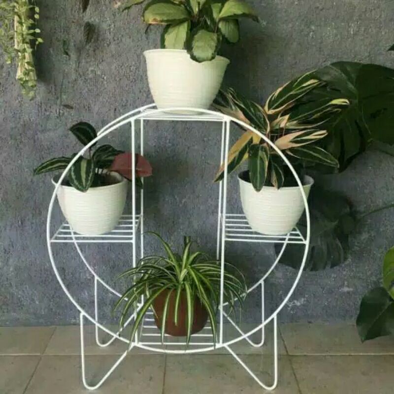 Rak Bunga besi - Rak Bunga Hias