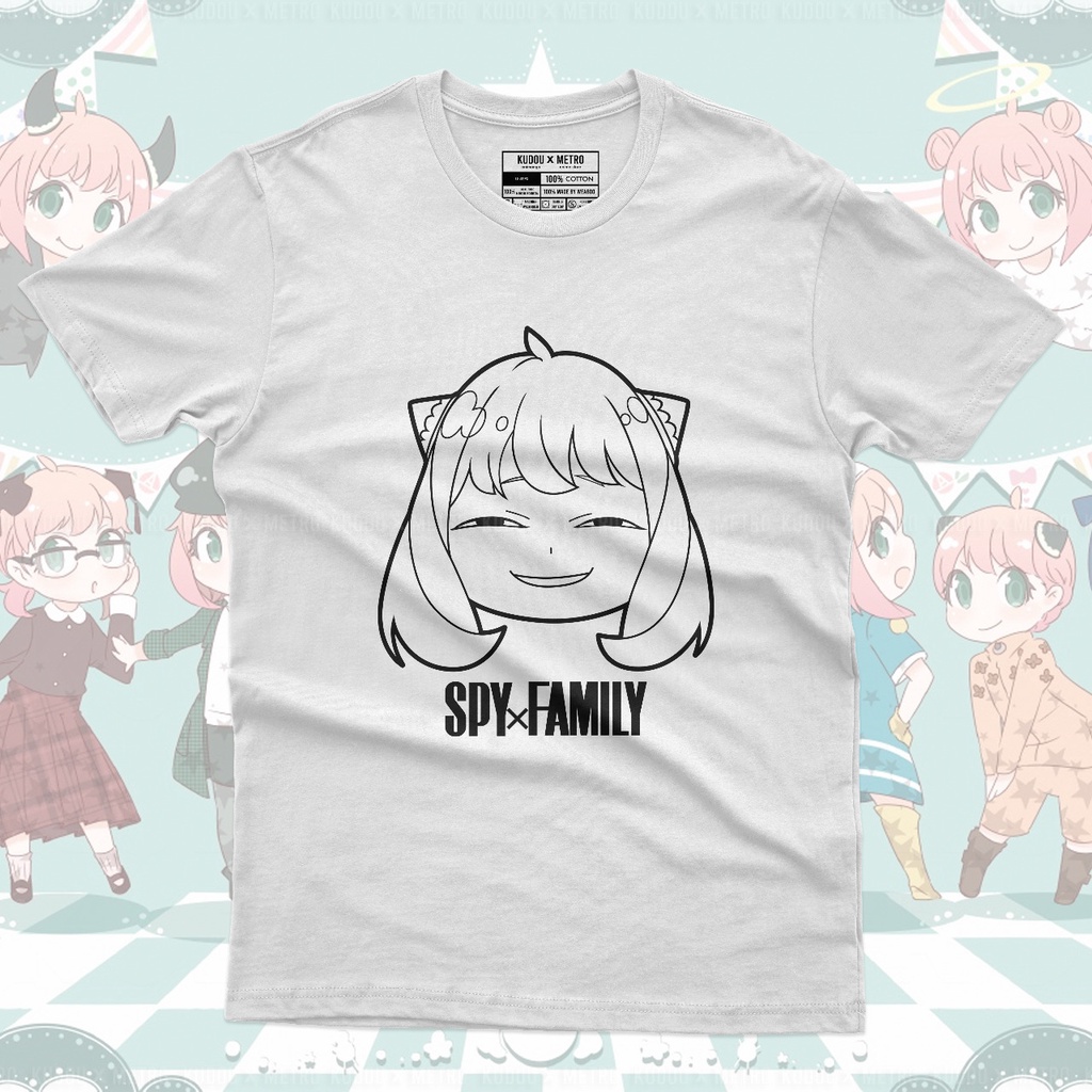 Tshirt Anya Smile  Line Art SPY X Family Anime Manga Premium Unisex