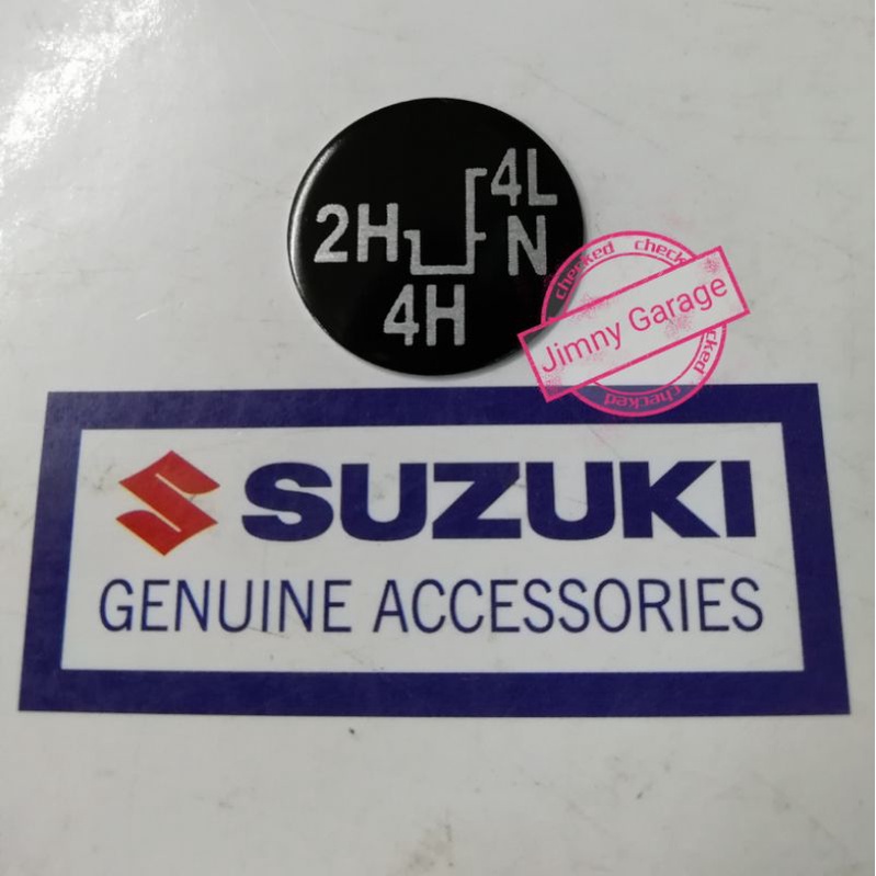 Emblem Stiker Tranfer Case / TC 4x4 Suzuki Jimny Katana