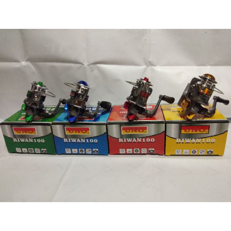 reel pancing uno riwan100/reel pancing/gulungan pancing