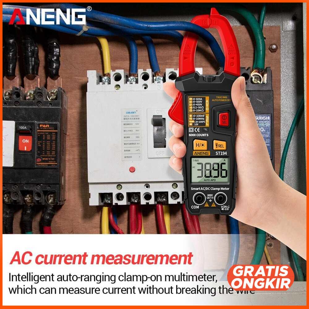 Digital Multimeter Voltage Tester Clamp - ST194