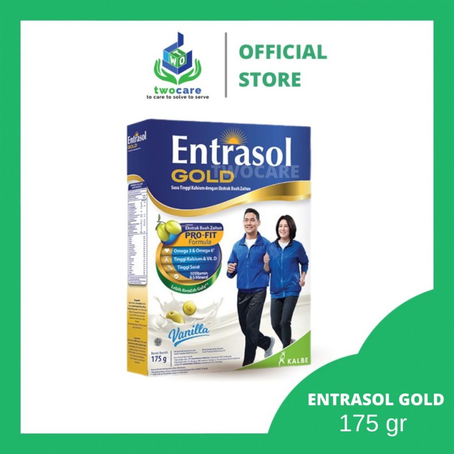 

Entrasol Gold Vanilla Coklat Original 175 gr - Susu Lansia